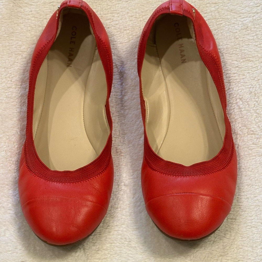 Cole Haan Women's Scarlet Red Flats